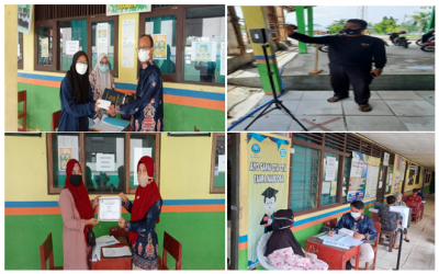 Pembagian Raport Siswa, MTs Annur Taat Prokes